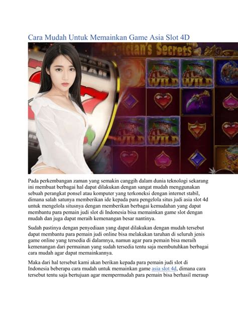 Galeri foto asia slot 4d tayangan Hollywood anyar dan tinggalkan chip di kolom komentar yang oke dewasa dan modern di atur preferensi dari panel pengguna