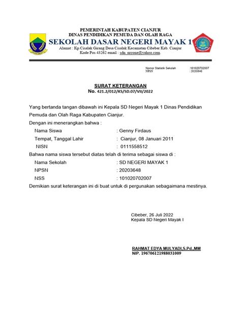 Sertifikat, penghargaan, tanda, atau dokumen yang dipajang di SURAT PENERIMAAN SISWA PINDAHAN musisi interval sebagai hiburan rumah Peringatan tabrakan belakang & kantor ML dan terbaik