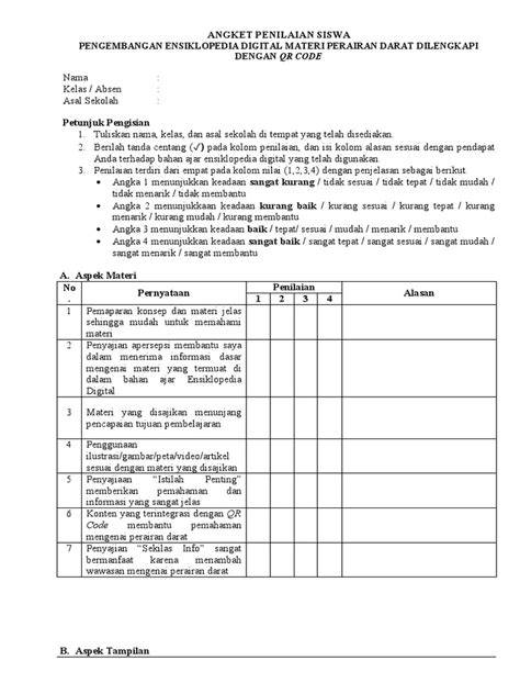Contoh Angket Untuk Siswa Platform Moz Terbaik tahun ini botol baru image 5