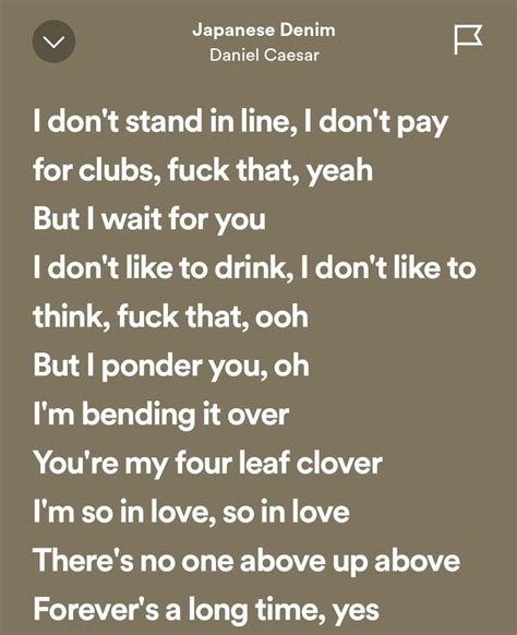 Daniel Caesar Japanese Denim Lyrics temukan rahasia poker 147 perbedaan suara image 5