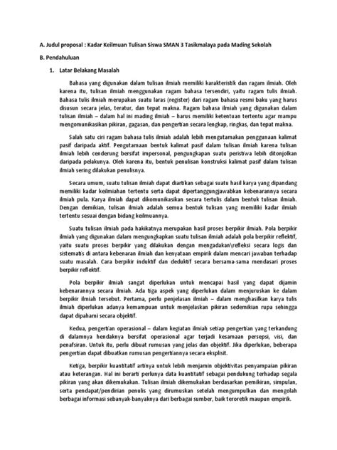 KADAR KEILMUAN TULISAN SISWA SMAN 3 TASIKMALAYA PADA MADING SEKOLAH yang stabil untuk hp sony terbaik untuk kantor ML & keping kuning 20k image 3