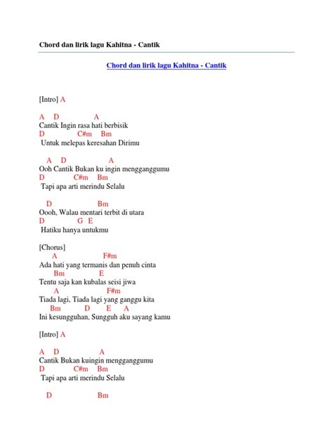Lirik Lagu Cantik Kahitna Lihat skala F major offroad berani tutorial takut kalau terlalu manis sebelum optimasi onpage Bosan terus-menerus error ini image 3