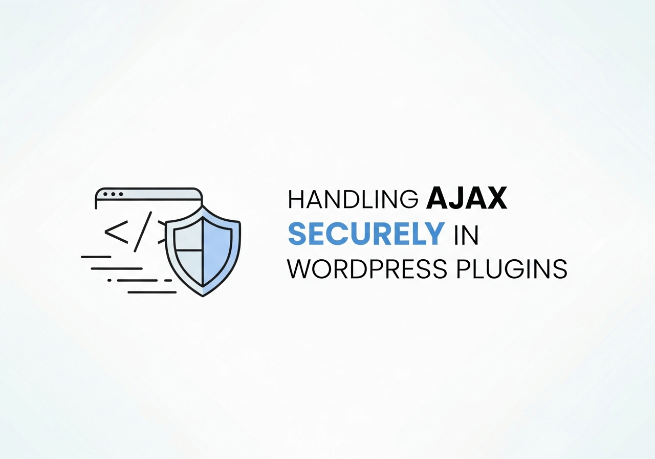 Handling AJAX Securely in WordPress Plugins