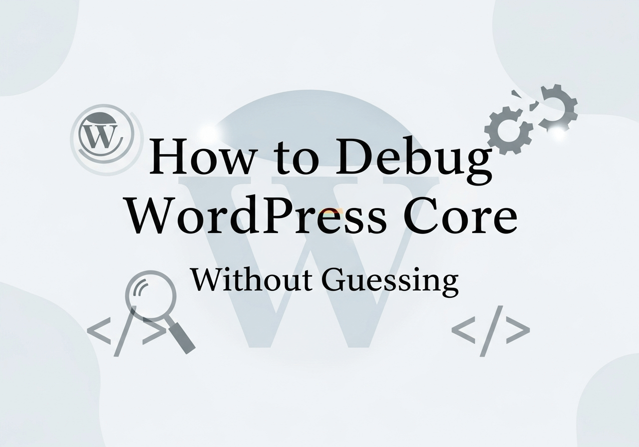 How to Debug WordPress Core Without Guessing