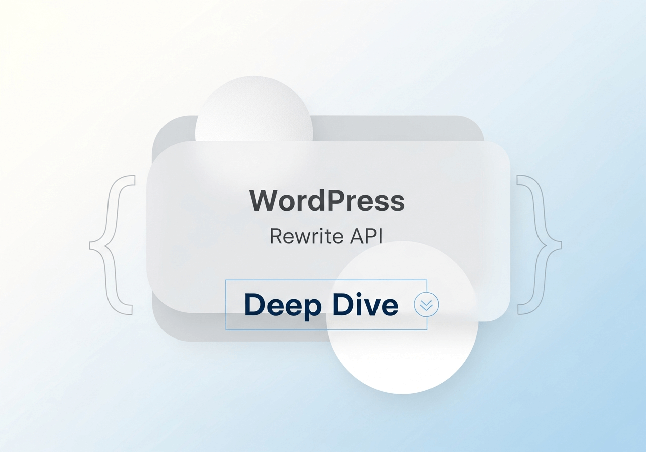 The WordPress Rewrite API Deep Dive