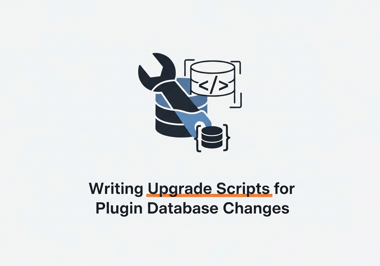 Writing Upgrade Scripts for Plugin Database Changes